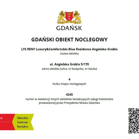 公寓 Lts Rent Luxury&comfortable Blue Angielska Grobla