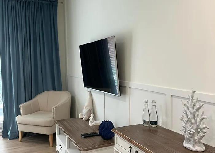 公寓 Lts Rent Luxury&comfortable Blue Angielska Grobla 格但斯克